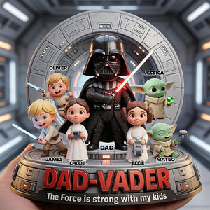 Space Warrior Dad Acrylic Plaque Personalized Gifts For Dad 01PADT050326