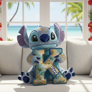 Tropical Alien Alphabet Pillow - Personalized Gift For Adventure Lovers 02TGLU071125