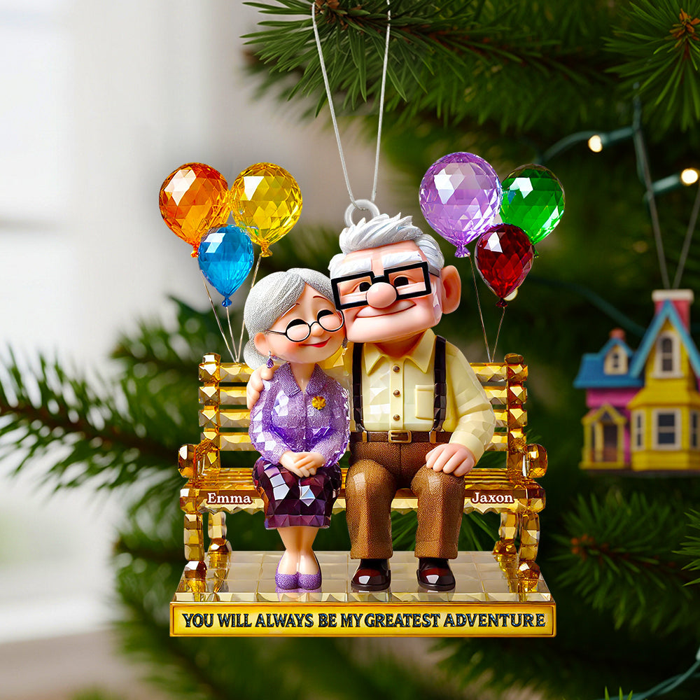 Christmas Romantic Couple Ornament Personalized Gifts For Couple 03TGDT050925
