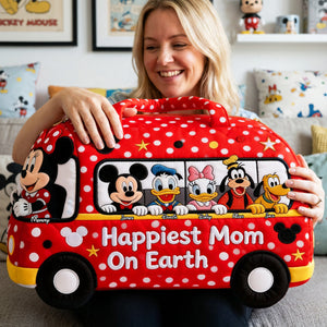 Happiest Mom On Earth Quilted Duffle Bag - Personalized Gifts For Mother 02nata130426
