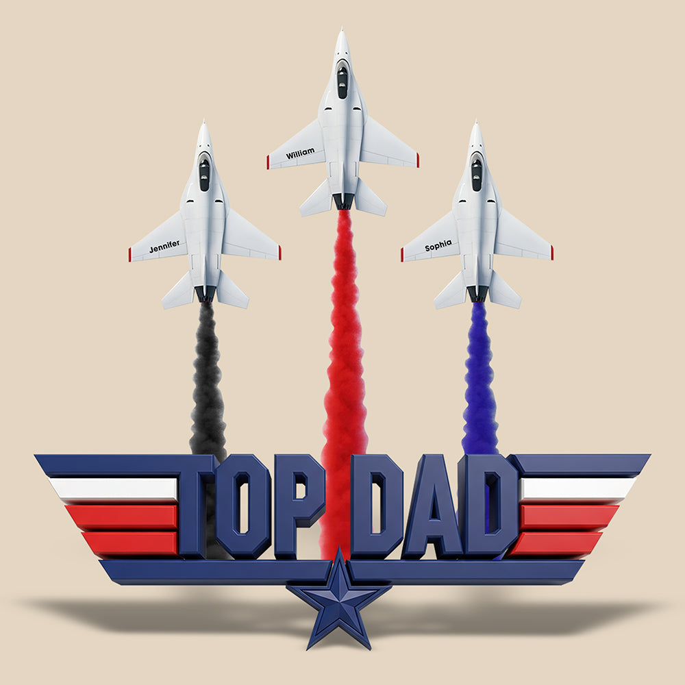 Top Dad Acrylic Plaque - Personalized Gifts For Dad 04ohqn280525-Homacus
