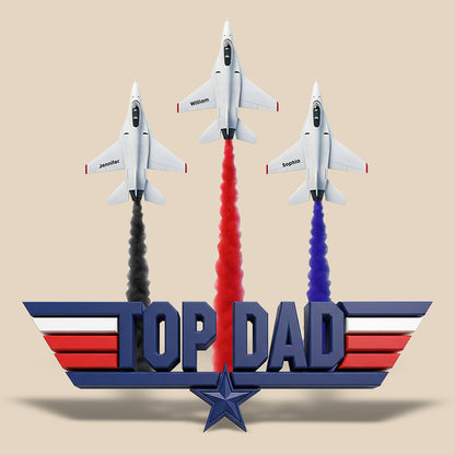 Top Dad Acrylic Plaque - Personalized Gifts For Dad 04ohqn280525-Homacus