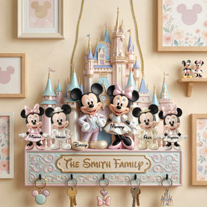 Cute Family Key Hanger – Personalized Gifts For Family 03pgmg311225