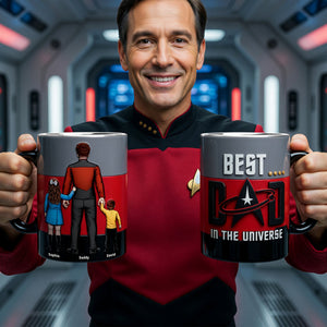 Deep Space Dad Magic Coffee Mug - Personalized Gifts For Dads 01OHQN060526HH