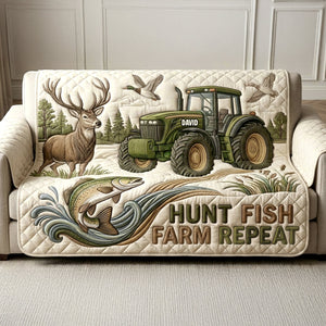 Man Hobbies Quilted Sofa Cover - Personalized Gifts For Him 01patn270126