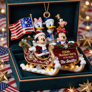 Patriotic Family Christmas Ornament - Personalized Gifts For Family 09pgdt131026