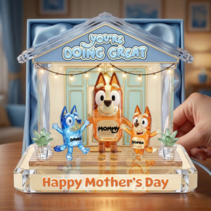 Happy Mother's Day Acrylic Light Box - Personalized Gifts For Mother 03nalu150426