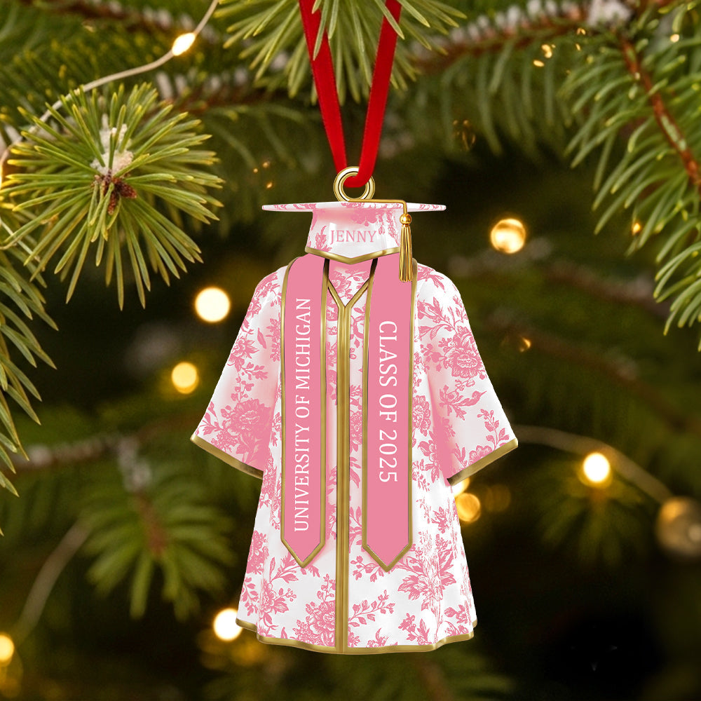 Personalized Gifts For Graduate Christmas Ornament 01pgtn050925-Homacus