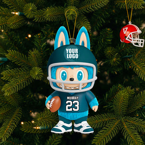 Christmas Monster American Football Ornament Personalized Football Gifts 04HUDT040925