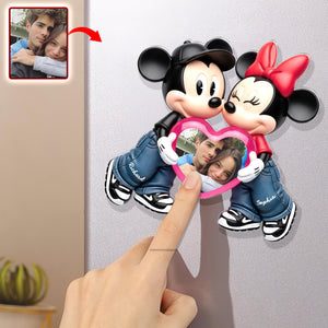 Romantic Couple Fridge Magnet - Custom Photo Gifts For Couples 05PGQN241125