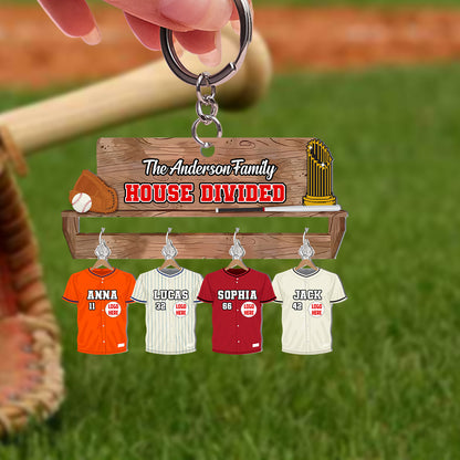 Custom Baseball Team Personalized Gifts For Family Keychain 02hutn090725
