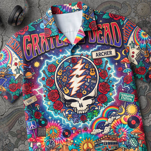Grateful Dead Psychedelic Eclectic Melody Hawaiian Shirt - Personalized Gifts For Rock Lovers 03huta070726