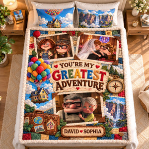 You're My Greatest Adventure Blanket - Personalized Gifts For Couple 07halu081026