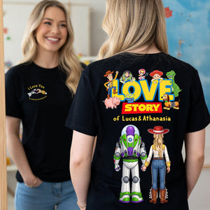 Our Love Story Shirt - Personalized Gifts For Couple 01HUDT220626-Homacus