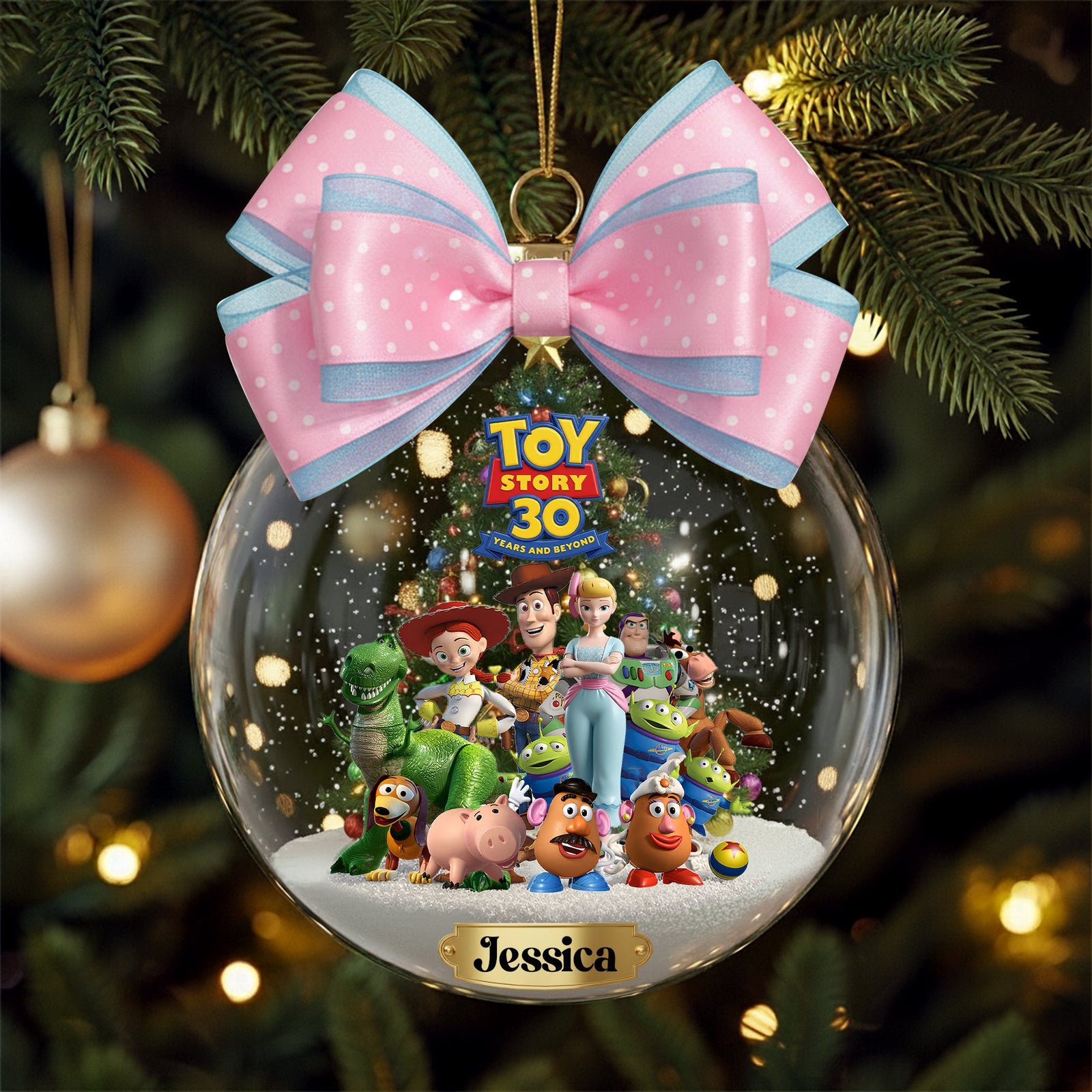 Celebrating 30 Years of Adventure Ornament - Personalized Christmas Gifts For Fans 05HYLU290925
