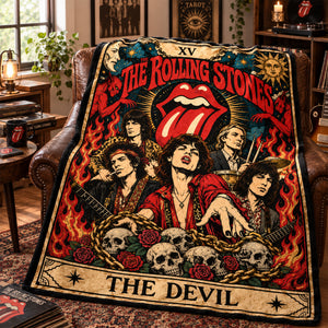 The Rolling Stones Blanket - Personalized Gifts For Rock Lovers 05hulu281026