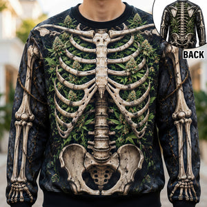 Dark Gothic Skeleton Shirt 3D Shirt - Personalized Gifts For Bud Lovers 01HUDT300726