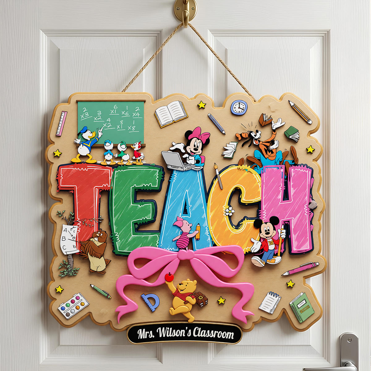 Teach Acrylic Sign - Personalized Gifts For Teachers 03natn210726