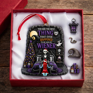 Perfectly Naughty Together Christmas Ornament - Personalized Gifts For Couple 07OHLU060826