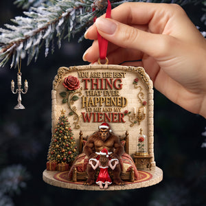 My Favorite Love Christmas Ornament - Personalized Gifts For Couple 06OHLU060826