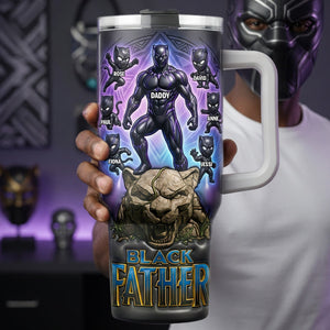 The Best Warrior Dad And Kids Tumbler - Personalized Gifts For Dads 03hulu040526