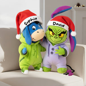 Holiday Cozy Pillow Personalized Gifts For Couple 02HUDT141125