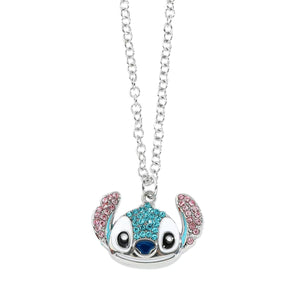 Character Face Rhinestone Metal Charm Necklace 03acxx020425