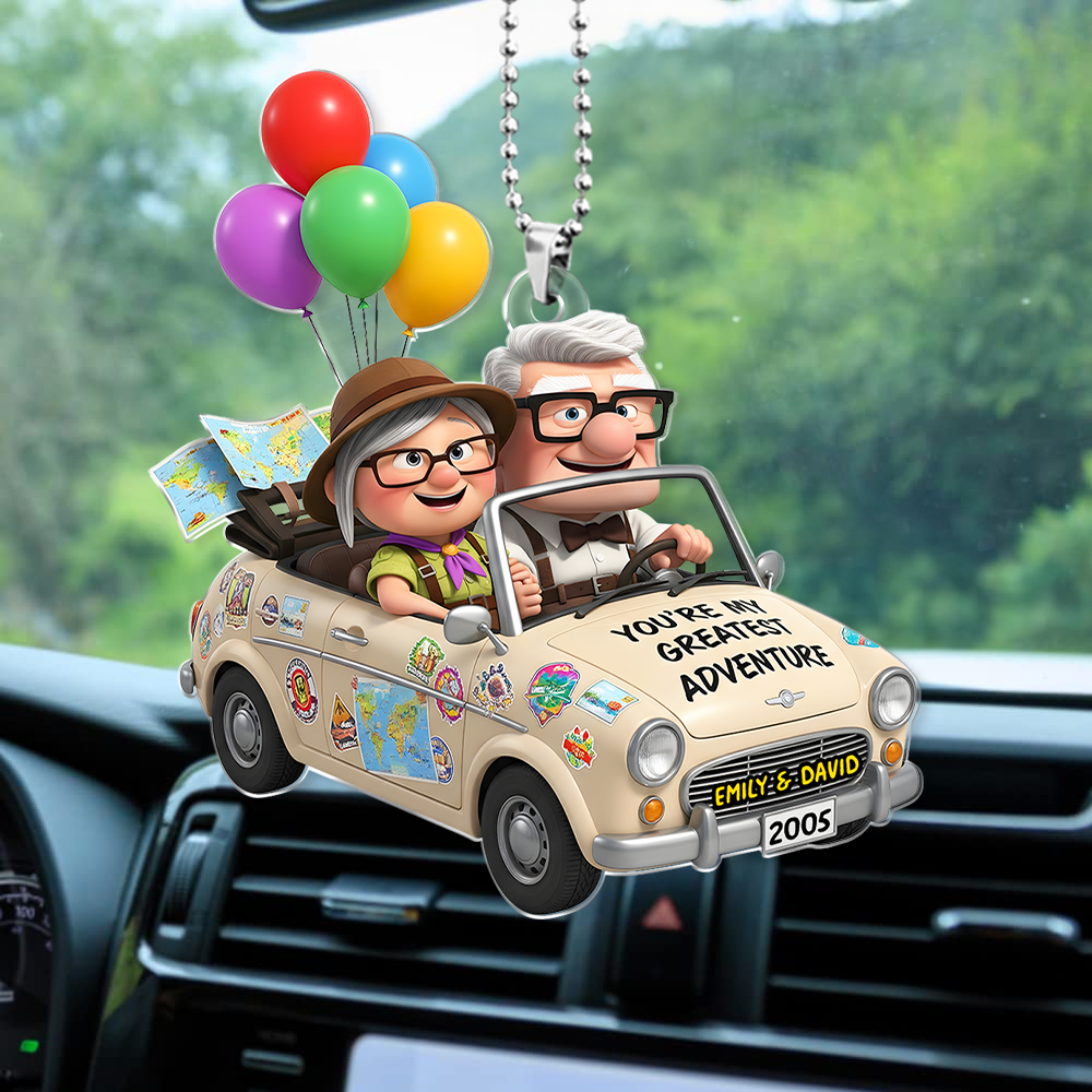 Couple Car Ornament - Personalized Gifts For Couple 04PGPU150725