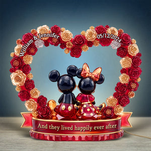 Romantic Couple Acrylic Light Box - Personalized Gifts For Couples 06toqn111225