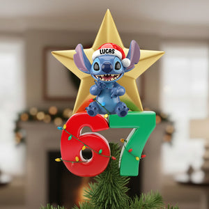 Cute Character Acrylic Tree Topper Personalized Funny Gifts For Christmas 05natn241125