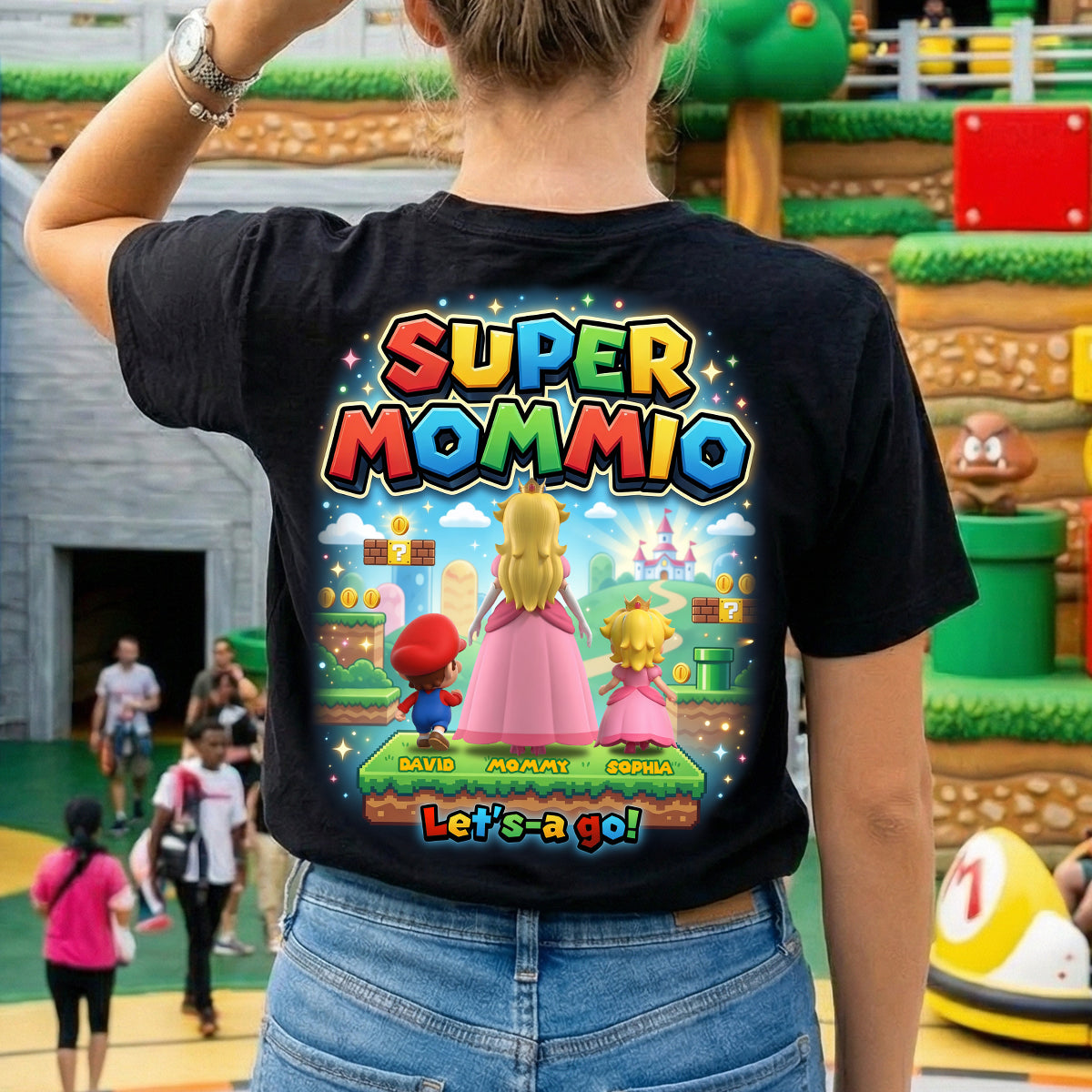Mushroom Kingdom Retro Shirt - Personalized Gifts For Mom 04NATN010426 - GRER2005