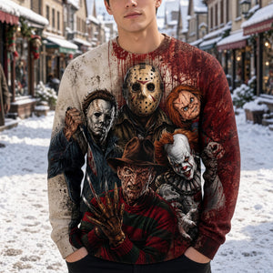 Creepy Bloody Horror 3D Shirt - Personalized Gifts For Horror Lovers 05nalu110826