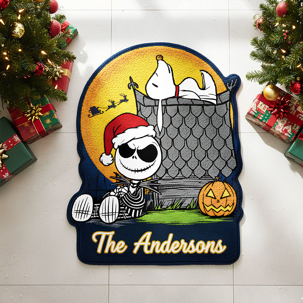 Cute Holiday Welcome Doormat Personalized Gifts 06HUDT121125