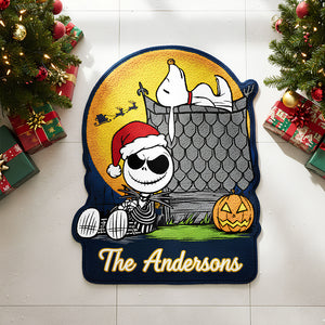 Cute Holiday Welcome Doormat Personalized Gifts 06HUDT121125