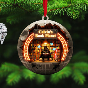 Personalized Gifts For Christmas, Book Planet Acrylic Ornament 01kita041025
