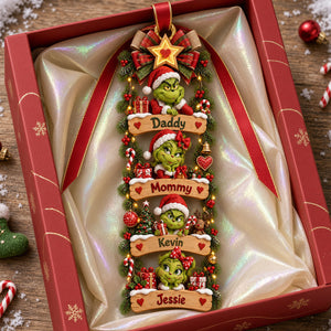 Merry Family Moments Christmas Ornament - Personalized Gifts For Family 04PATA090926