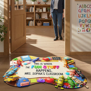 Fun & Colorful Doormat - Personalized Gifts For Teacher 03HUTN060825