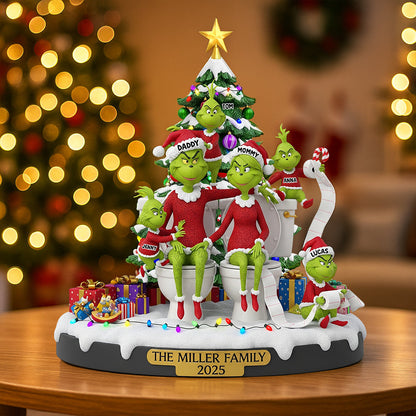 Personalized Christmas Gifts For Family Plaque 03natn180925