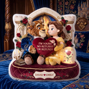 I'm Yours, No Returns Or Refunds Custom Shaped Pillow - Personalized Gift For Couples 03tylu290726