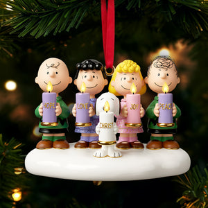 Cute Advent Candles Gang Acrylic Ornament - Personalized Gifts For Christians 08QHLU211025
