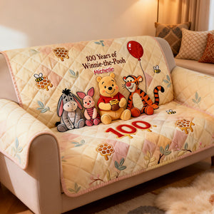 Lovely Friends Quilted Sofa Cover - Personalized Gifts 02namg210126
