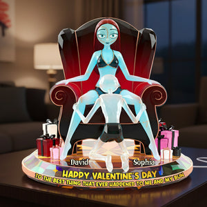 Playful Skeleton Couple Light Box - Personalized Gifts For Couple 03ohlu161225