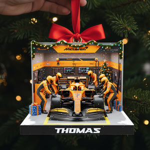 Fast Track Car Acrylic Ornament - Personalized Gift For Racing Lovers 03NALU041025