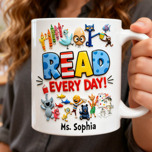 Reading Motivation Coffee Mug – Personalized Gifts For Teachers 05hutn090226