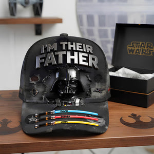 I'm Their Father Classic Cap Personalized Gifts For Dad 04TODT250426