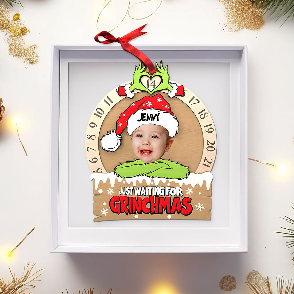 Custom Photo Gifts For Kids Wood Layered Countdown Ornament 02TGMH051024 - Ornament - GoDuckee