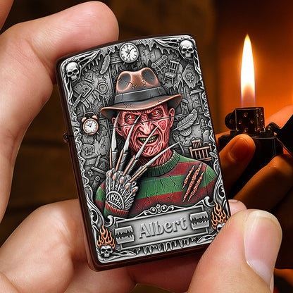 Creepy Movie Lighter - Personalized Gifts For Horror Movie Fans 01huqn070825