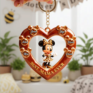 Best Mama Ever Keychain - Personalized Gifts For Mother 04tota100226