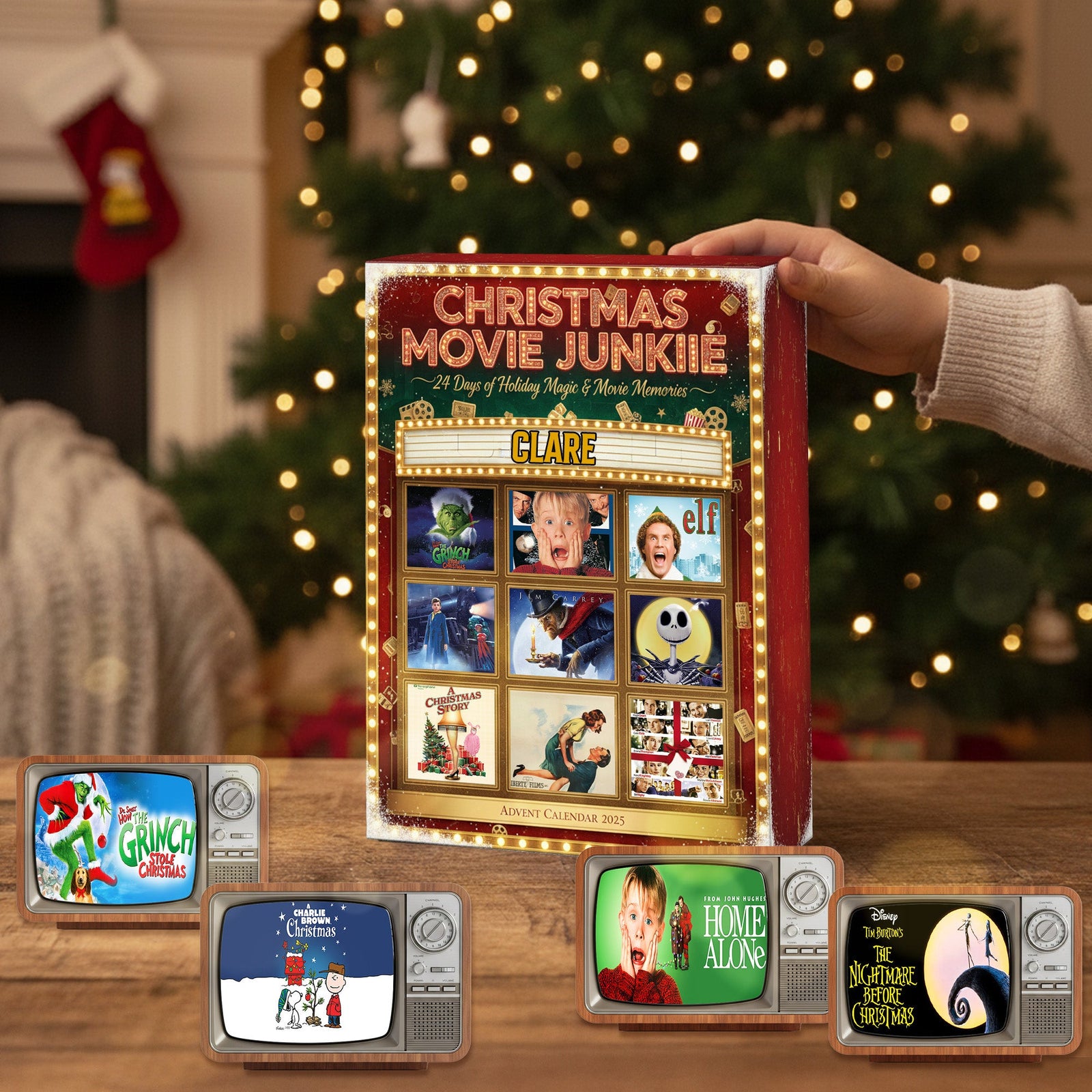 Personalized Christmas Gifts Advent Calendar Blind Box 05namg311025