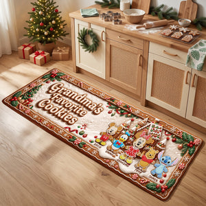 Grandma's Favorite Cookies Runner Rug - Personalized Christmas Gifts 01nalu280926-Homacus